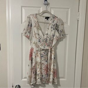 Trixxi White Floral Dress